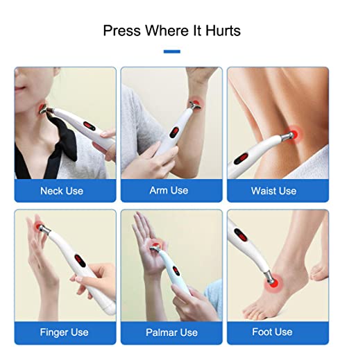 koouood Acupuncture Pen, 5-in-1 Pulse Massage Pen, USB Rechargeable Electronic Acupuncture Pen koouood uk supplements