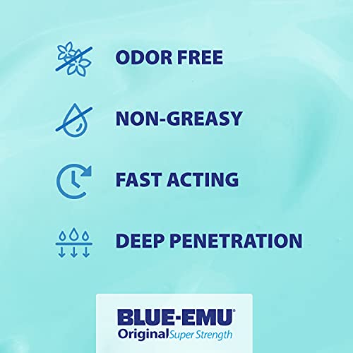 Blue-Emu Original Super Strength Cream, Soothing Muscle & Joint Support, 4 Oz BLUE-EMU uk supplements