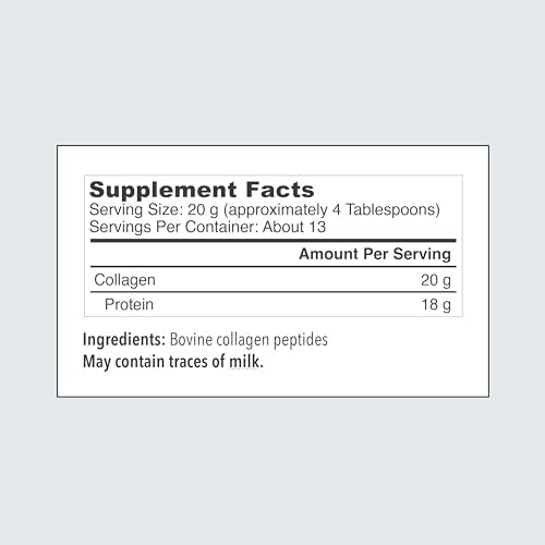 Vital Proteins Collagen Peptides Powder Supplement (Type I, III), Unflavored Hydrolyzed Collagen-Hair, Skin, Nail VITAL PROTEINS uk supplements