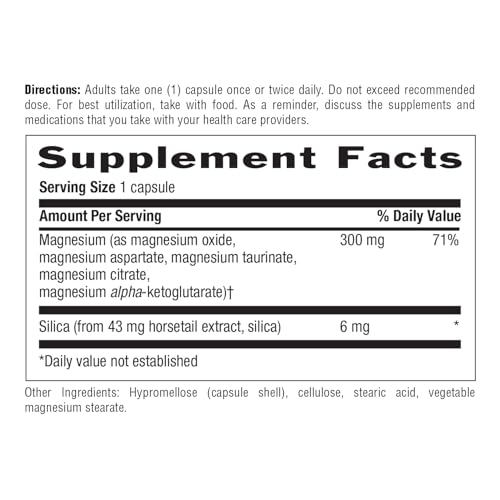 Target-Mins Magnesium with Silica 300 mg 120 Vegetarian Capsules Country Life uk supplements