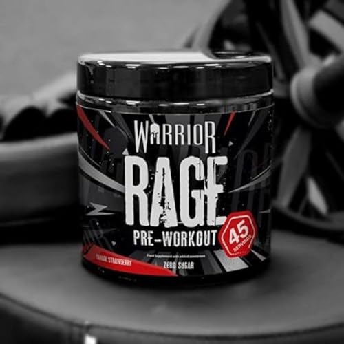 Warrior, Rage - Pre-workout Powder - 392g - Energy Drink Supplement with Vitamin C Warrior uk supplements