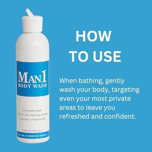 Man1 Body Wash, Anti-Odor Intimate Penile Cleanser For Down There Care, Hydrates Man1 Man Oil uk supplements