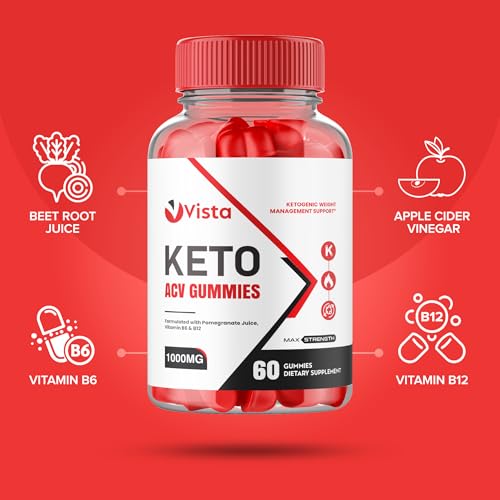 (2 Pack) Vista Keto Acv Gummies - Official Formula, Vegan - Vista Keto + Acv Gummies Healthly uk supplements