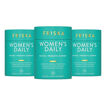 FRISKA Women’s Daily Digestive Enzyme and Probiotics Supplement, Advanced FR!SKA uk supplements