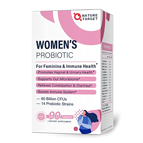 Probiotics-for-Women, Probiotics and Prebiotics, Cranberry and D-Mannose, 50-Billion NATURE TARGET uk supplements