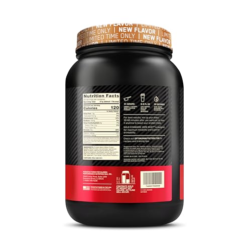 Optimum Nutrition Gold Standard 100% Whey Protein Powder, Cinnamon Roll, 2 Pound Optimum Nutrition uk supplements