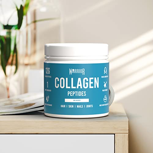 Warrior Collagen Peptides - Collagen Powder - 180g - Made from Premium Bovine Hydrolysed Collagen Warrior uk supplements