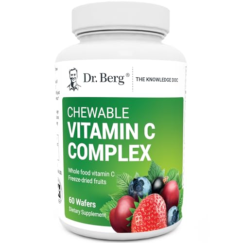 Dr. Berg's Vitamin C Complex Whole Food (60 Chewable) 100% Natural Vitamin C from Dr. Berg Nutritionals uk supplements