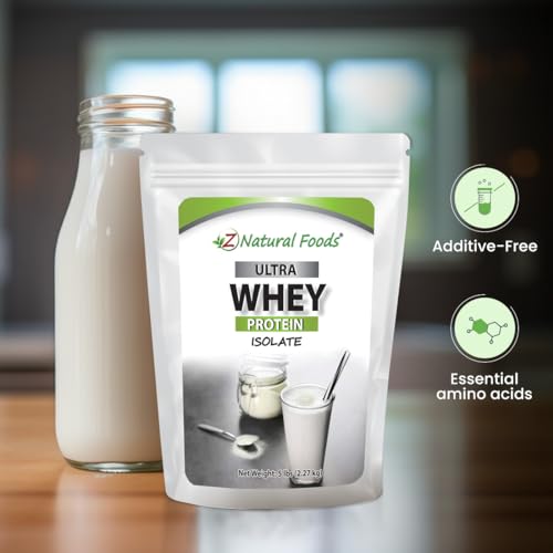 Z Natural Foods Whey Protein Powder Isolate, Unsweetened Protein Powder Enriched Z Natural Foods uk supplements