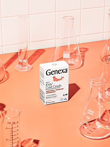 Genexa Cold Crush for Children – 60 Tablets | Certified Organic & Non-GMO, Physician Genexa uk supplements