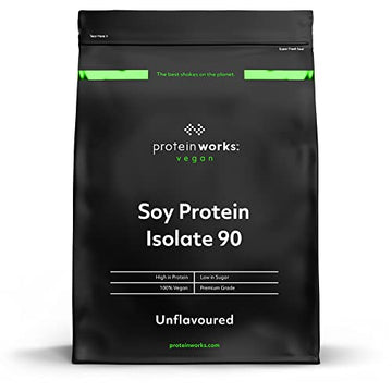 Protein Works Soy Protein 90 (Isolate) Protein Powder | 100% Plant-Based | Low Fat | No Added Sugar Protein Works uk supplements