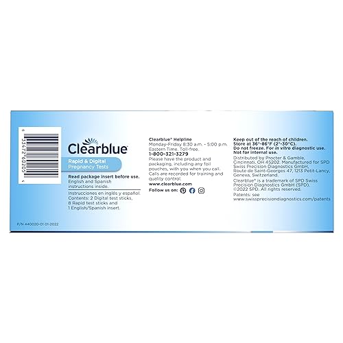 Clearblue Pregnancy Test Combo Pack, 10ct - Digital with Smart Countdown & Rapid Clearblue uk supplements