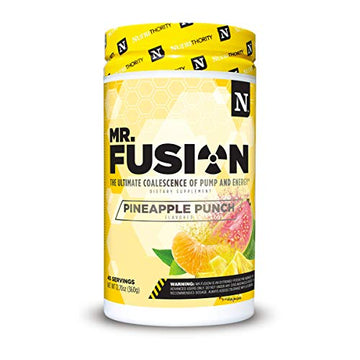 Nutrithority Mr.Fusion Pre Workout Supplement, Pineapple Punch, 40 Servings Nutrithority uk supplements