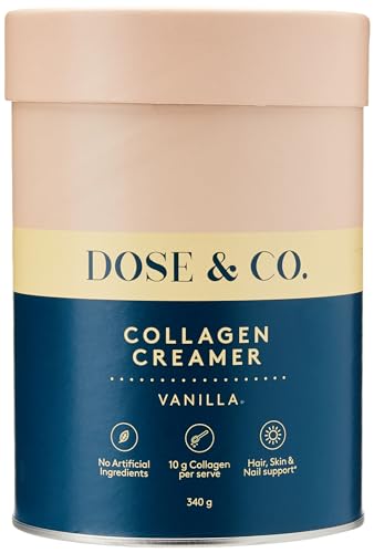 Dose & Co Collagen Creamer in Vanilla Flavour - 340g Powder Supplement DOSE & CO uk supplements