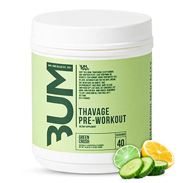 RAW Preworkout Powder, Thavage (Green Crush) - Chris Bumstead Sports Nutrition Supplement RAW uk supplements
