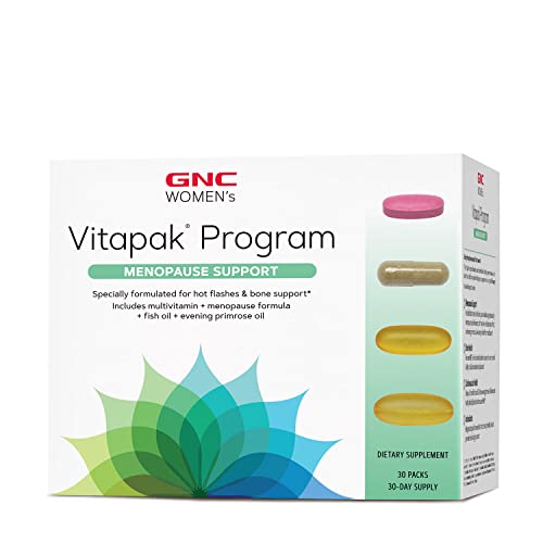 GNC GNC Women's Menopause Support Vitapak | Targeted for Hot Flashes & Bone Health GNC uk supplements