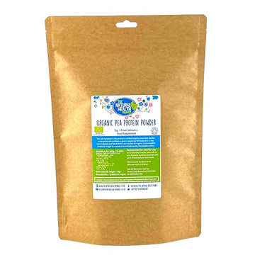 Organic Pea Protein Powder 1kg by The Natural Health Market • 80% Vegan Protein The Natural Health Market uk supplements