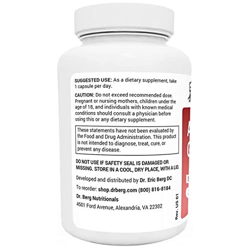 Dr. Berg's Adrenal Glandular - Cortisol Manager, More Energy, Focus, Stress and Immunity Dr. Berg Nutritionals uk supplements