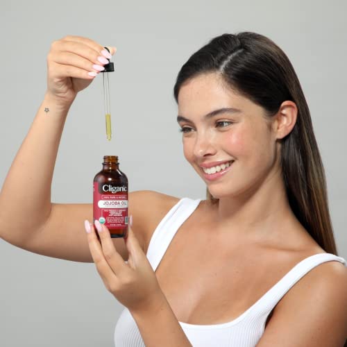 Cliganic Organic Jojoba Oil, 100% Pure (4oz) | Moisturizing Oil for Face, Hair, Skin & Nails Cliganic uk supplements