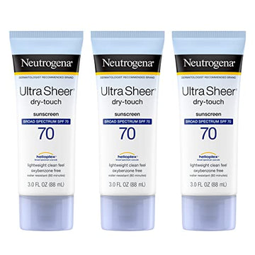 Neutrogena Ultra Sheer Dry-Touch Sunscreen Lotion, Broad Spectrum SPF 70 UVA/UVB Neutrogena uk supplements