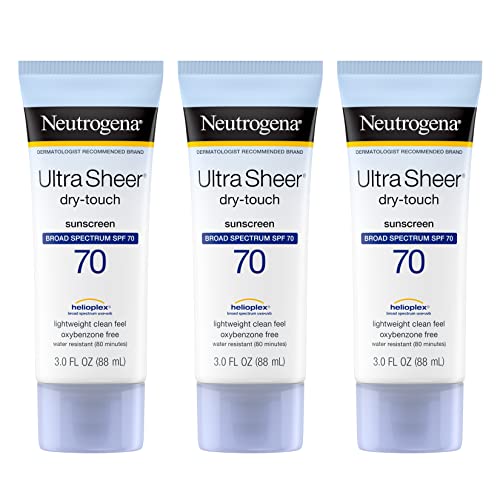 Neutrogena Ultra Sheer Dry-Touch Sunscreen Lotion, Broad Spectrum SPF 70 UVA/UVB Neutrogena uk supplements