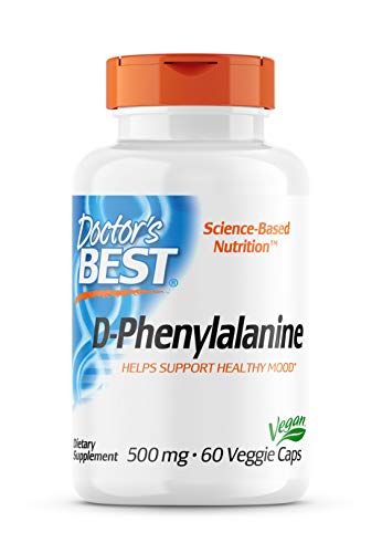 Doctor's Best D-Phenylalanine, Supports Mood, Nervous System, Non-GMO, Vegan, Gluten Doctor's BEST uk supplements