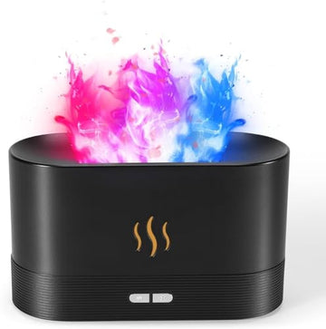 Flame Aroma Diffuser Humidifier 180ml, Oil Essential 2 Modes Brightness Aroma Humidifier Generic uk supplements