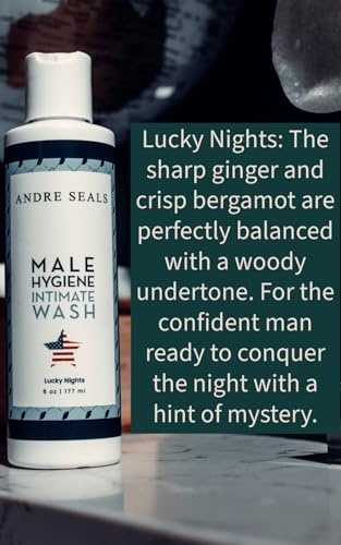 Andre Seals Intimate Wash for Men, Lucky Nights Scent – Refreshing Genital Care & Odor Control Andre Seals uk supplements