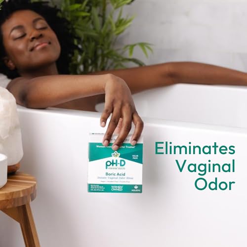 pH-D Feminine Health - Instant Odor Rinse with Boric Acid for Vaginal Odor - Vegan, Paraben-Free pH-D Feminine Health Support uk supplements