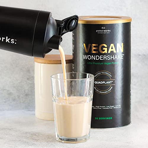 Protein Works - Vegan Wondershake, Vegan Protein Shake, Multi Award Winning Vegan Protein Powder Protein Works uk supplements