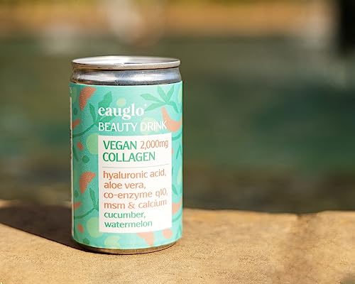 Eauglo- Cucumber & Watermelon Vegan Collagen Beauty Drink, Anti-Ageing & Radiant Skin EauGlo uk supplements