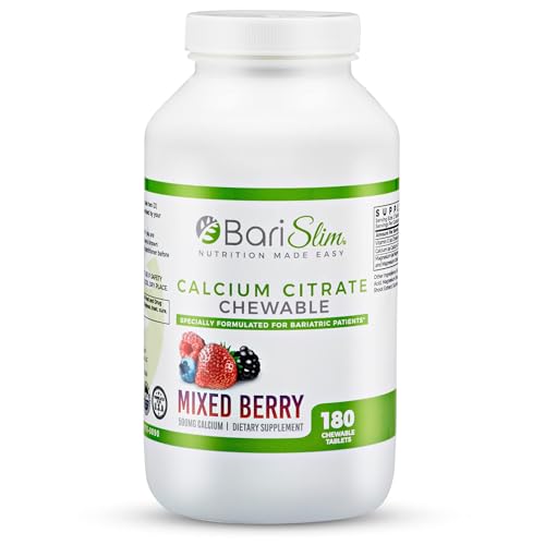 BariSlim Bariatric Calcium Citrate with Magnesium and Vitamin D Tabs - 500 mg of Calcium BariSlim uk supplements