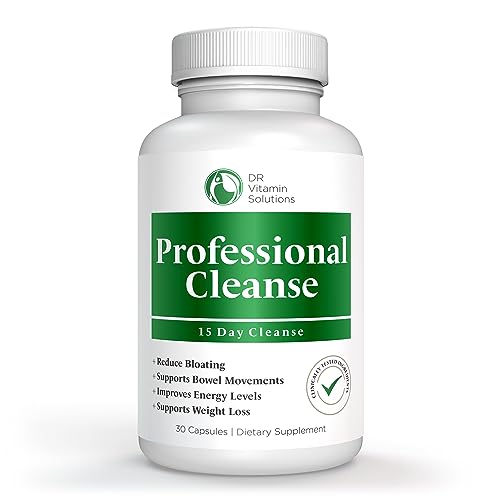 Professional Detox Cleanse for Weight Loss and Belly Fat, 15 Day Colon Cleanse, Body Detox DR VITAMIN SOLUTIONS uk supplements