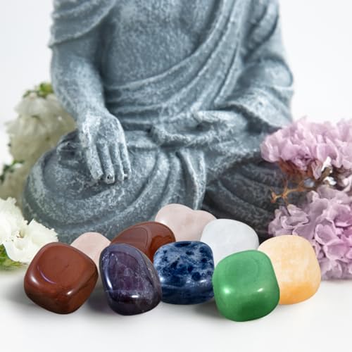 WVIOUOPU Healing Crystals and Chakra Stones Set - 13 Pcs Real Raw Healing Chakra Stones WVIOUOPU uk supplements