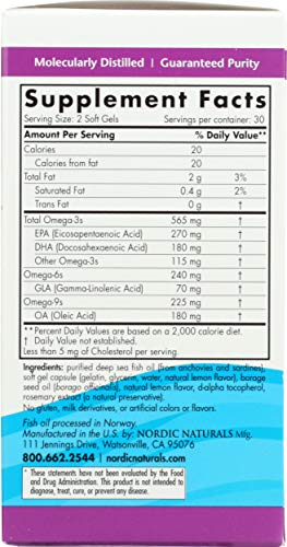 Omega Complete Lemon Nordic Naturals uk supplements