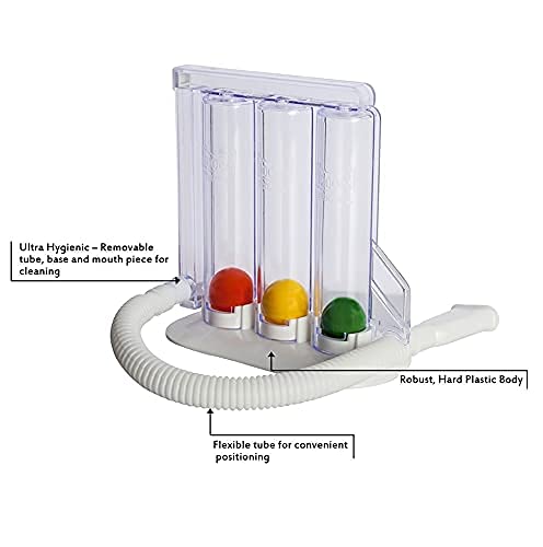 HealthAndYoga(TM) Deep Breathing Exerciser - Breath Exercise Measure SoulGenie uk supplements
