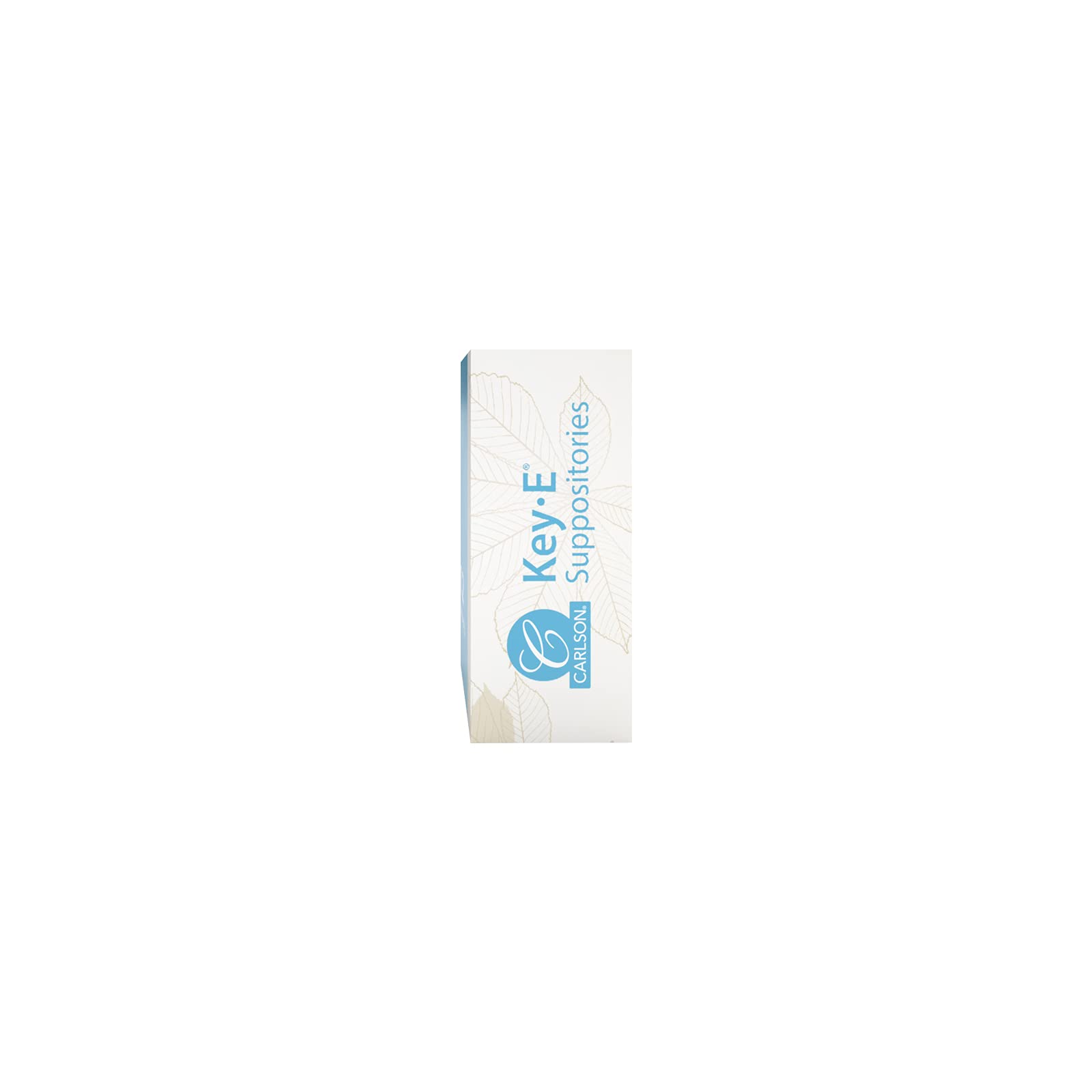 Carlson - Key-E Suppositories, 30 IU Vitamin E Suppository, Lubricates Dry Areas, Treatment Carlson uk supplements