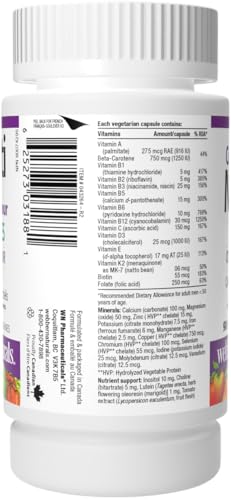 Webber Naturals Men's Most Complete Multi, 90 Vegetarian Capsules Webber Naturals uk supplements