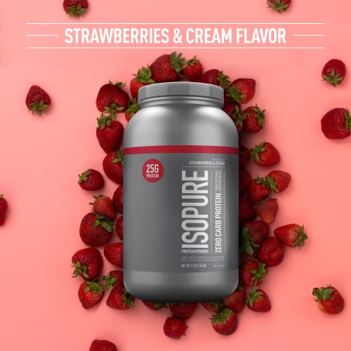Isopure Protein Powder, Zero Carb Whey Isolate with Vitamin C & Zinc for Immune Support Isopure uk supplements