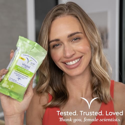Vagisil Wipes for All Over Cleaning, Health Detox, Formulated with Essential Oils, 20 Wipes Vagisil uk supplements