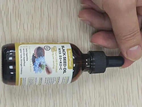 NaturePlanet Organic Soursop Bitters and Black Seed Oil Drops Bundles with Vitamins D3, K2, B6, C | NaturePlanet uk supplements