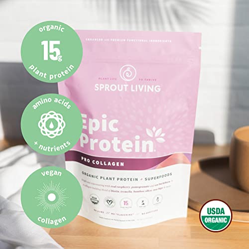 Sprout Living Epic Protein Pro Collagen, 364 g Sprout Living uk supplements