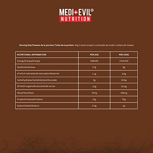 Medi-Evil Nutrition Whey Dynamic Protein, Cookies and Cream Flavour, 2kg, 66 Servings Medi-Evil Nutrition uk supplements