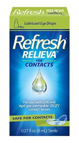 Refresh Relieva for Contacts Lubricant Eye Drops, 0.27 Fl Oz Sterile Refresh uk supplements
