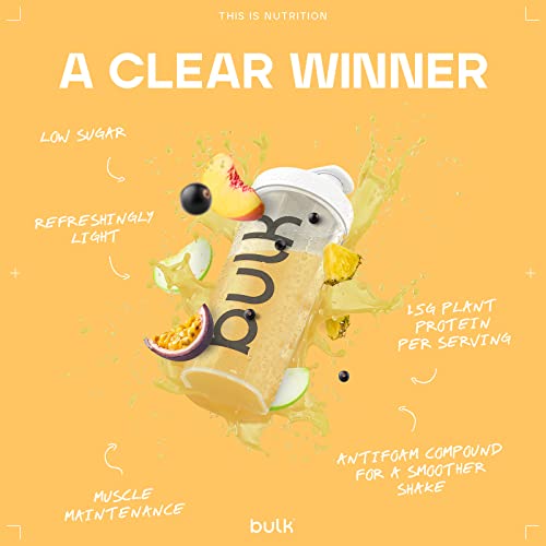 Bulk Clear Vegan Protein, Protein Powder Shake, Tropical, 300 g Bulk uk supplements