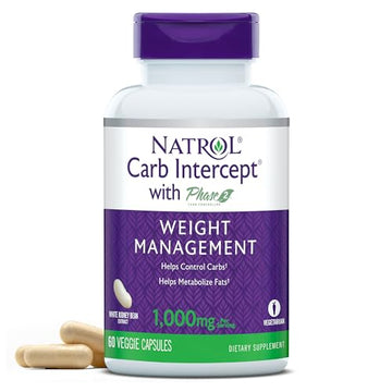 Natrol Carb Intercept with Phase 2 Starch Neutralizer, 60 Capsules Natrol uk supplements