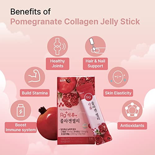 HAMCHOROK Rg+ Anti-Aging Korean-Beauty Pomegranate Collagen Jelly +Vitamin C&E HAMCHOROK uk supplements