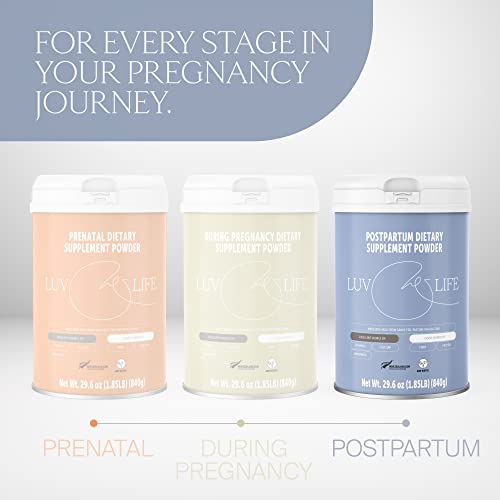 LUV&LIFE Postpartum Vitamin Supplement Powder Vanilla Flavored Has Postnatal Multivitamins LUV&LIFE uk supplements