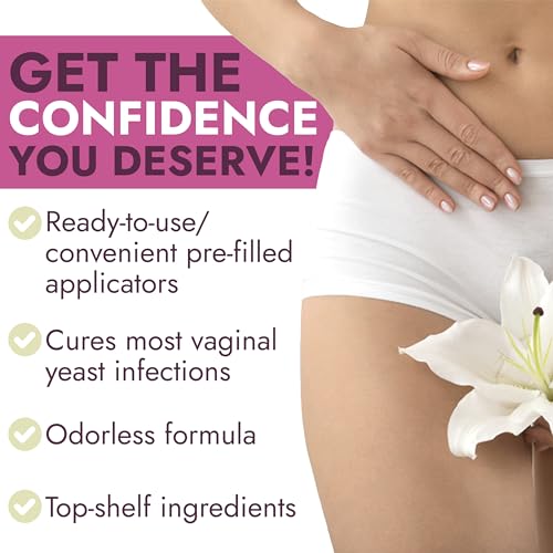 Yeast Infection Treatment for Women | 7 Pre-Filled Applicators w/ Borax | Antifungal Ointment Terramed Just Think Comfort uk supplements